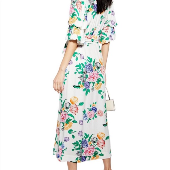 NWT Topshop Midi Dress - Picture 2 of 6